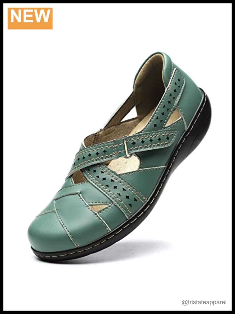 Leather Loafers Slip On Comfort Walking Flats Closed Toe Casual Shoes